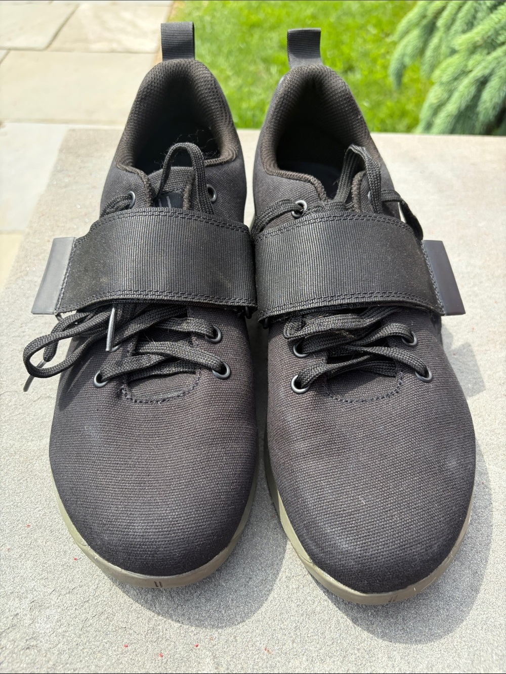 NoBull Canvas Lifter Mens Size 10.5 Black Weightlifting Training Shoes Sneakers
